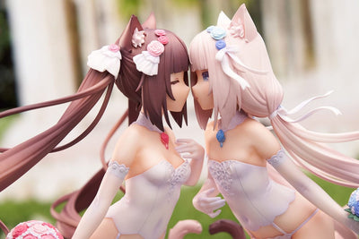 Nekopara PVC Statue 1/7 Nekopara Chocola & Vanilla Dream of Eden Ver. 23cm - Scale Statue - APEX - Hobby Figures UK