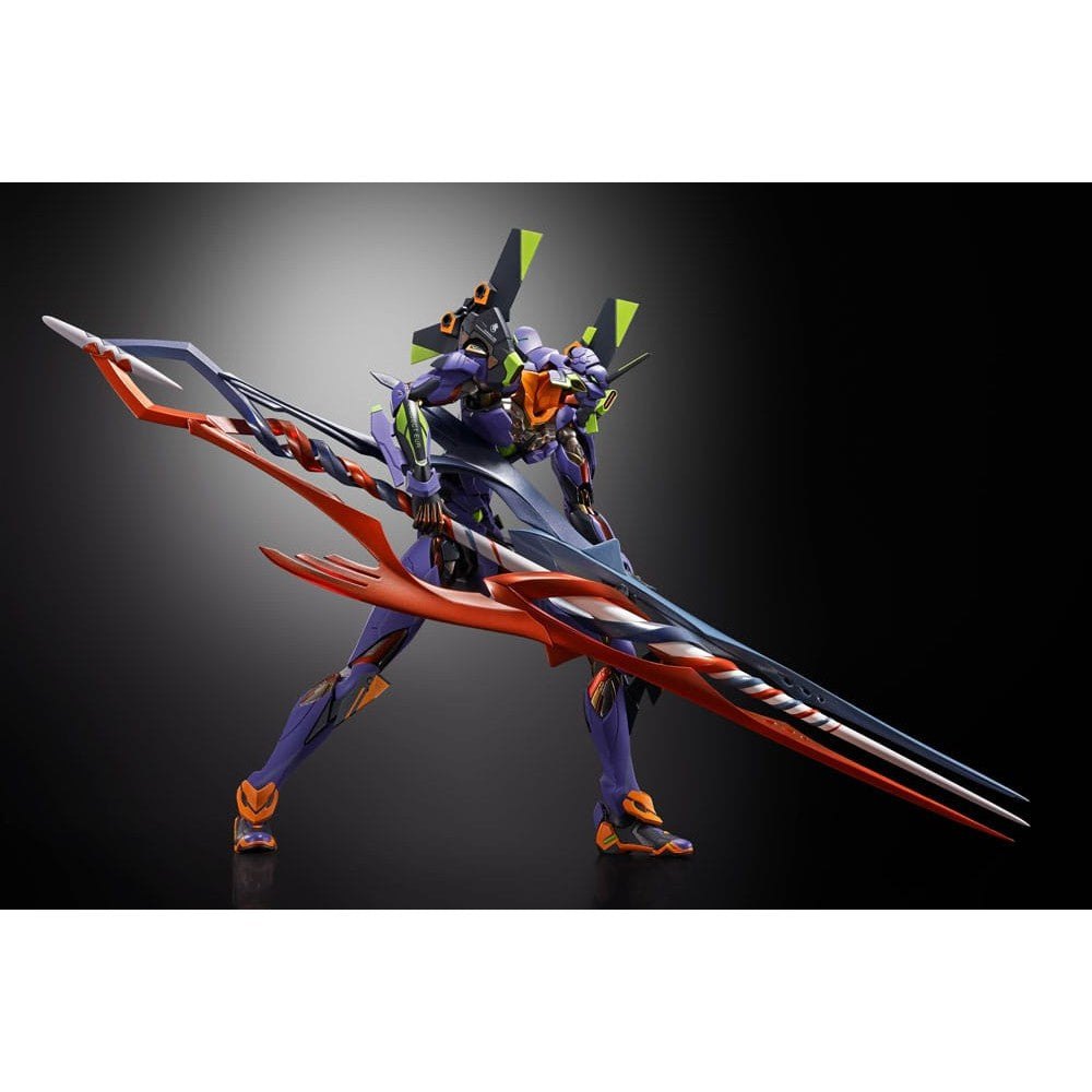 Neon Genesis Evangelion Metal Build Action Figure Eva Test Type-01 30th with the Spear of Gaius 22cm - Action Figures - Bandai Tamashii Nations - Hobby Figures UK