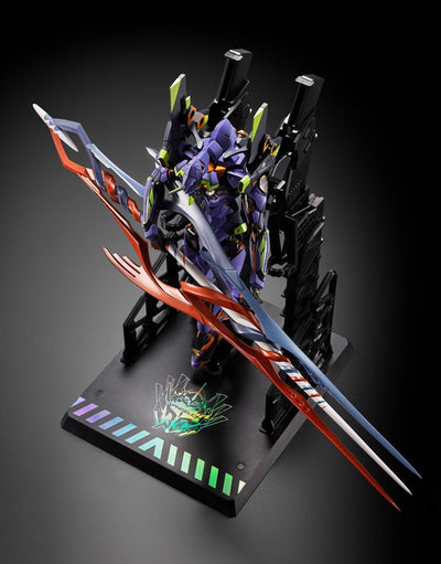 Neon Genesis Evangelion Metal Build Action Figure Eva Test Type-01 30th with the Spear of Gaius 22cm - Action Figures - Bandai Tamashii Nations - Hobby Figures UK