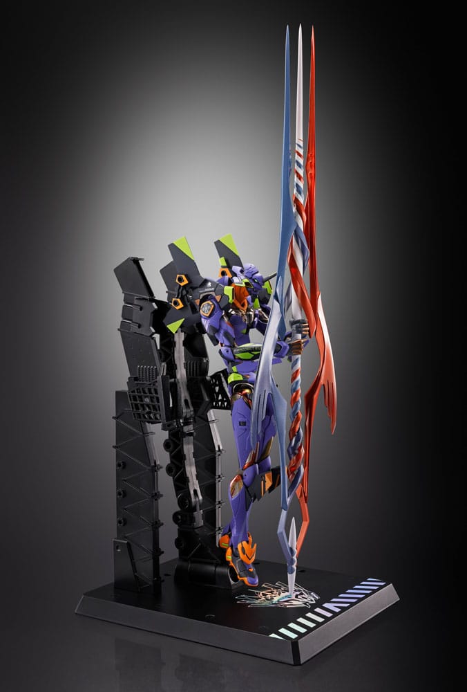 Neon Genesis Evangelion Metal Build Action Figure Eva Test Type-01 30th with the Spear of Gaius 22cm - Action Figures - Bandai Tamashii Nations - Hobby Figures UK