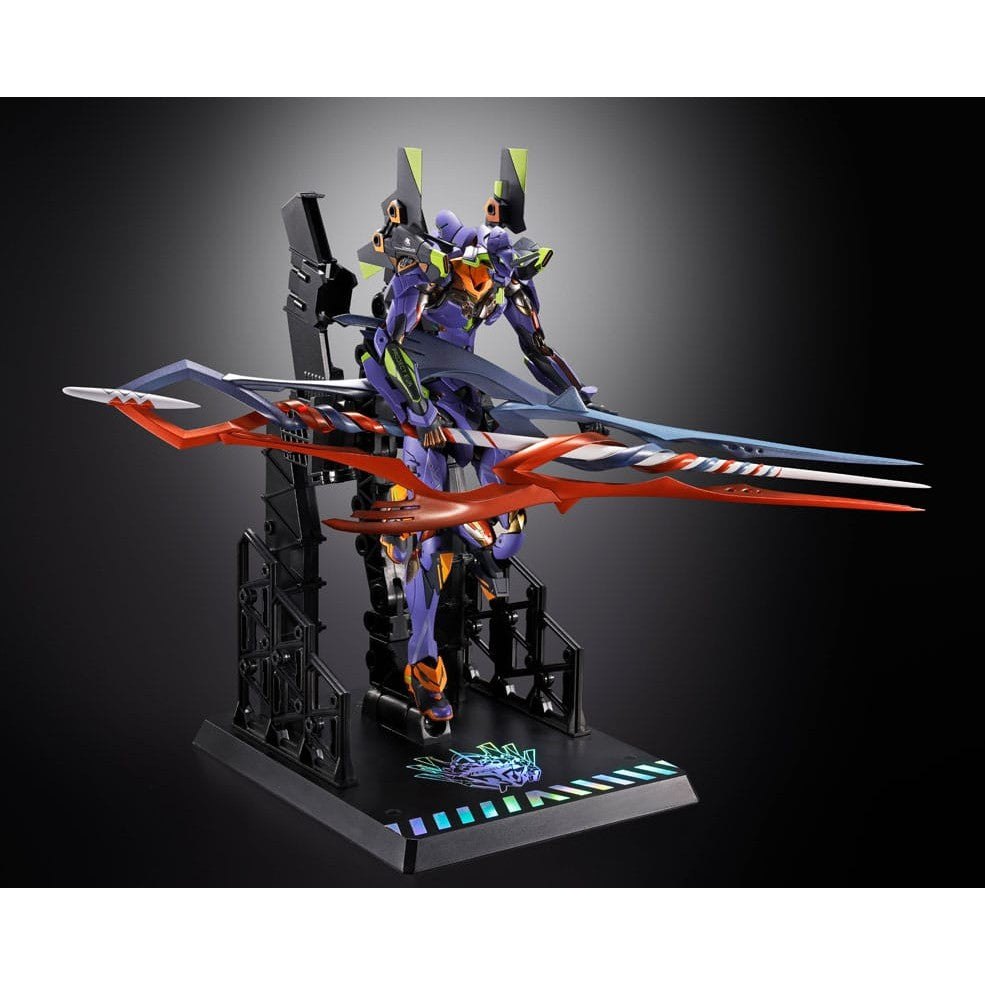 Neon Genesis Evangelion Metal Build Action Figure Eva Test Type-01 30th with the Spear of Gaius 22cm - Action Figures - Bandai Tamashii Nations - Hobby Figures UK