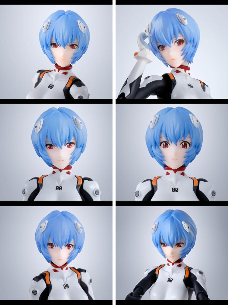 Neon Genesis Evangelion S.H. Figuarts Action Figure Rei Ayanami 14cm - Action Figures - Bandai Tamashii Nations - Hobby Figures UK
