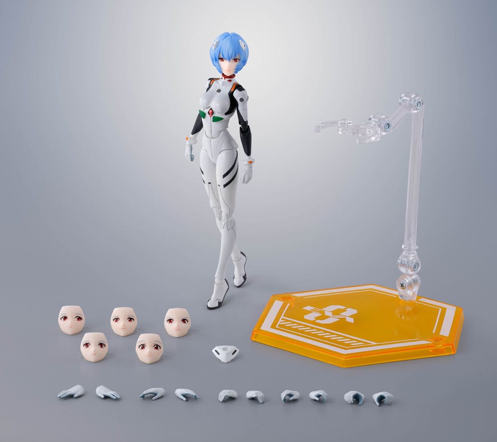 Neon Genesis Evangelion S.H. Figuarts Action Figure Rei Ayanami 14cm - Action Figures - Bandai Tamashii Nations - Hobby Figures UK