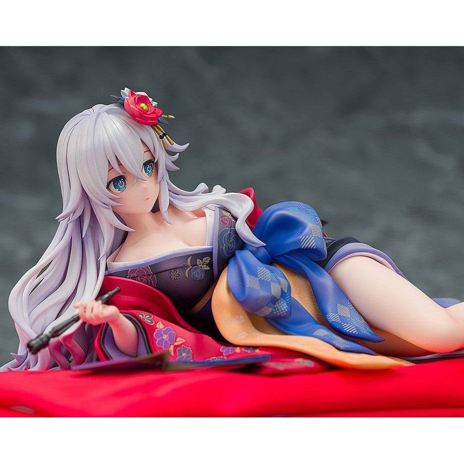 Neptunia x Senran Kagura Statue 1/7 Black Heart Kimono Ver. 10cm - Scale Statue - Kadokawa - Hobby Figures UK