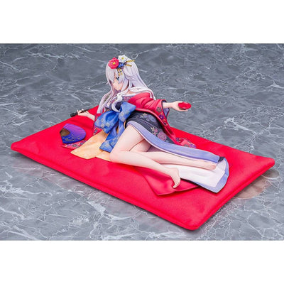 Neptunia x Senran Kagura Statue 1/7 Black Heart Kimono Ver. 10cm - Scale Statue - Kadokawa - Hobby Figures UK