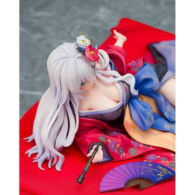 Neptunia x Senran Kagura Statue 1/7 Black Heart Kimono Ver. 10cm - Scale Statue - Kadokawa - Hobby Figures UK