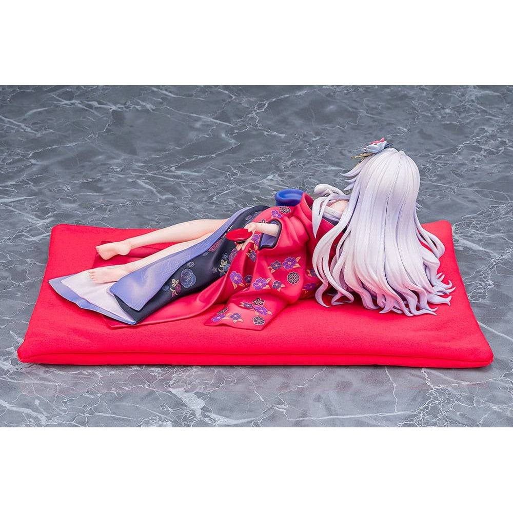 Neptunia x Senran Kagura Statue 1/7 Black Heart Kimono Ver. 10cm - Scale Statue - Kadokawa - Hobby Figures UK