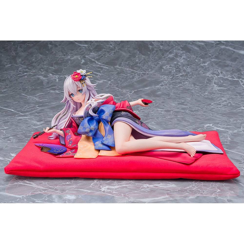 Neptunia x Senran Kagura Statue 1/7 Black Heart Kimono Ver. 10cm - Scale Statue - Kadokawa - Hobby Figures UK