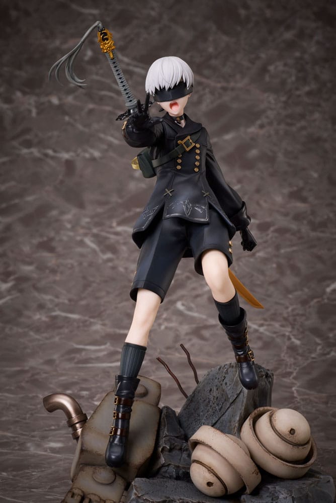 NieR:Automata 1/7 Statue PVC 9S Deluxe Version 23cm - Scale Statue - Aniplex - Hobby Figures UK