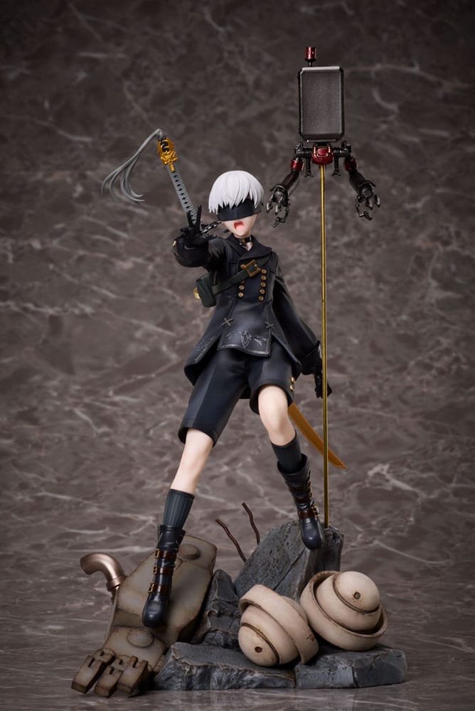 NieR:Automata 1/7 Statue PVC 9S Deluxe Version 23cm - Scale Statue - Aniplex - Hobby Figures UK