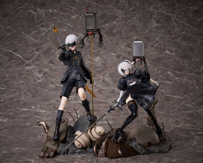 NieR:Automata 1/7 Statue PVC 9S Deluxe Version 23cm - Scale Statue - Aniplex - Hobby Figures UK