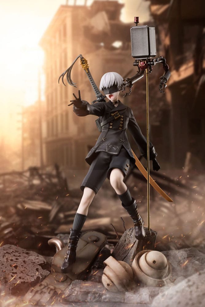NieR:Automata 1/7 Statue PVC 9S Deluxe Version 23cm - Scale Statue - Aniplex - Hobby Figures UK