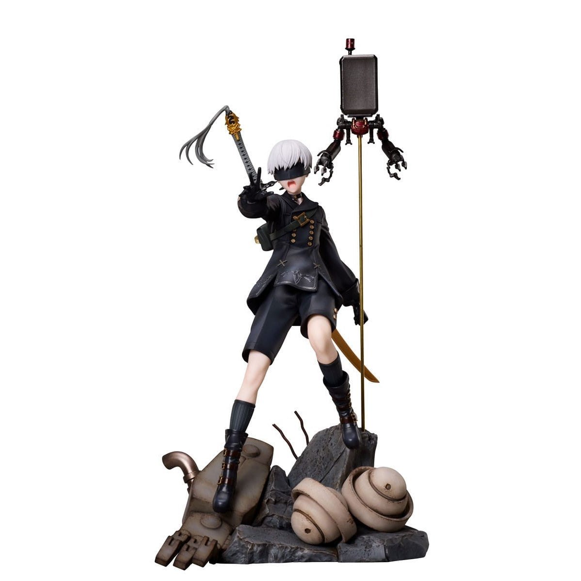 NieR:Automata 1/7 Statue PVC 9S Deluxe Version 23cm - Scale Statue - Aniplex - Hobby Figures UK