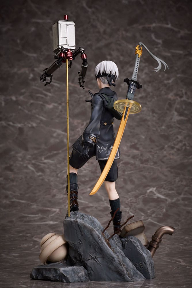 NieR:Automata 1/7 Statue PVC 9S Deluxe Version 23cm - Scale Statue - Aniplex - Hobby Figures UK