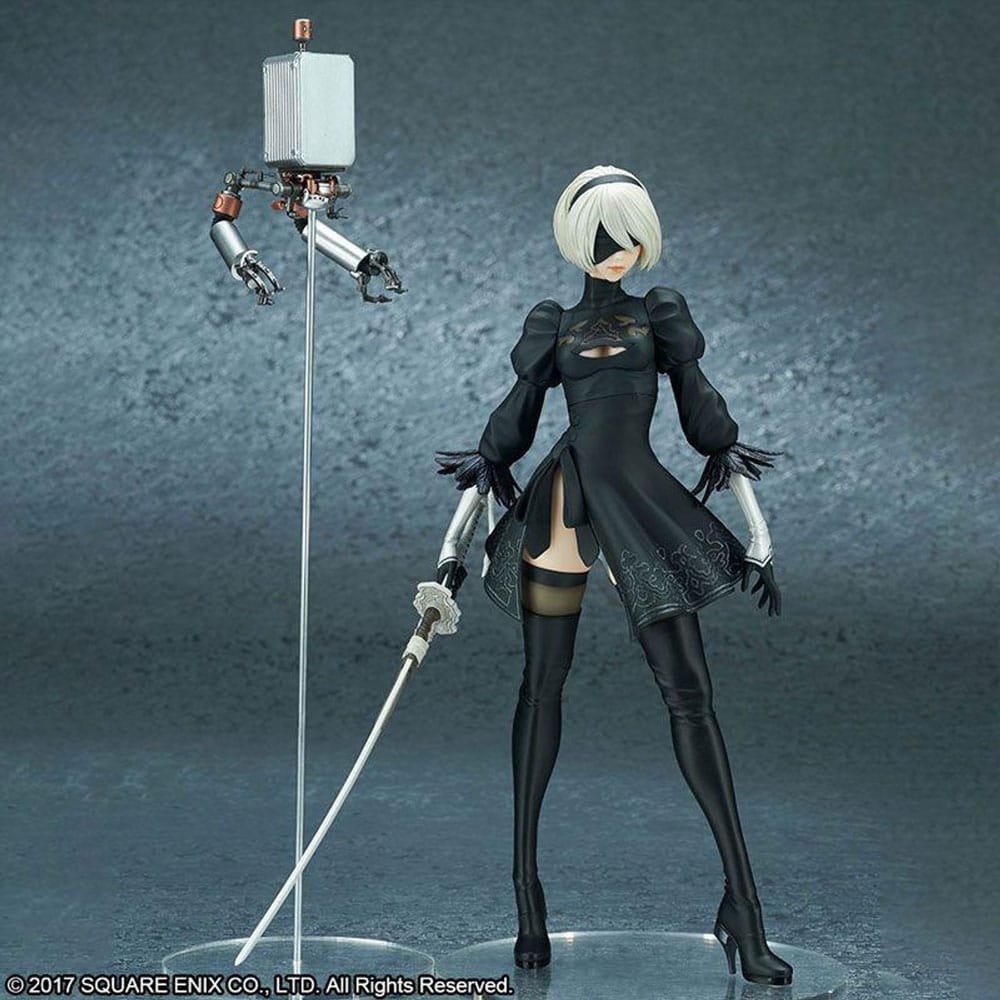 NieR:Automata PVC Statue 2B (YoRHa No.2 Type B) Deluxe Version 30cm - Scale Statue - Square-Enix - Hobby Figures UK