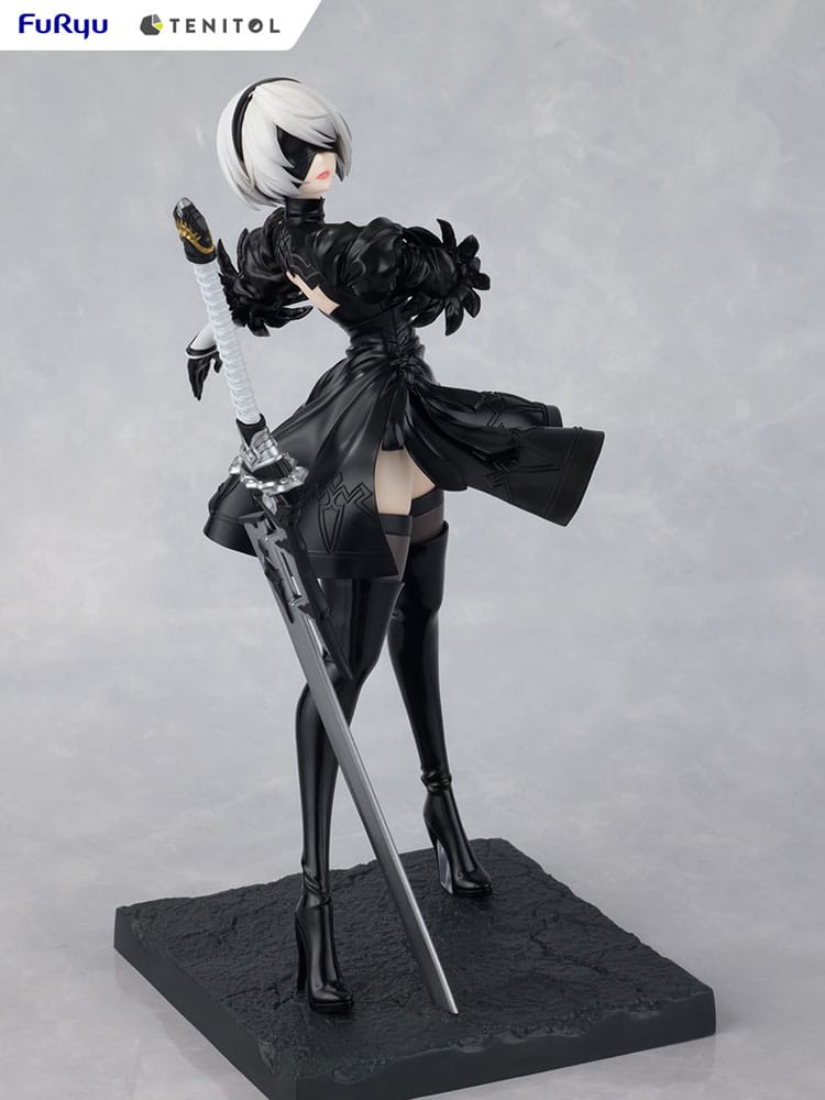 NieR:Automata Tenitol PVC Statue 2B Ver1.1a 22cm – Hobby Figures