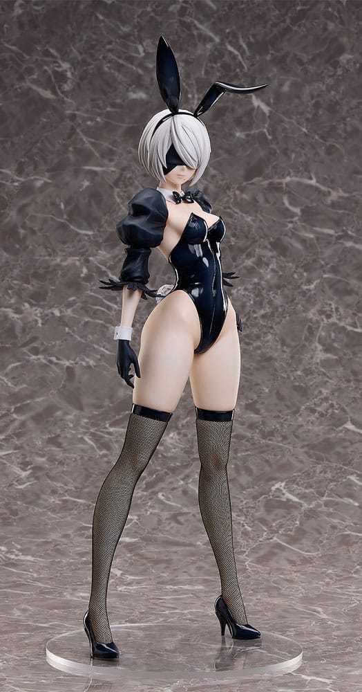 NieR:Automata Ver1.1a PVC Statue 1/4 2B (YoRHa No.2 Type B): Bunny Ver. 50cm - Scale Statue - FREEing - Hobby Figures UK