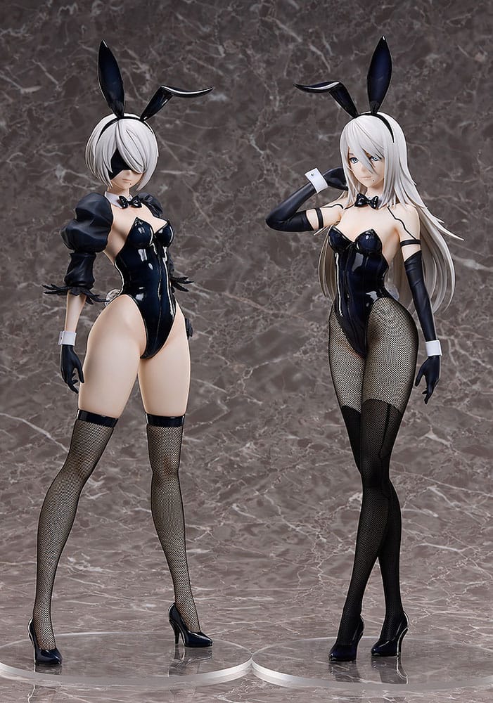 NieR:Automata Ver1.1a PVC Statue 1/4 2B (YoRHa No.2 Type B): Bunny Ver. 50cm - Scale Statue - FREEing - Hobby Figures UK