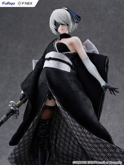 Nier: Automata Ver1.1a F:Nex PVC Statue 1/4 2B Japanese Doll 43cm - Scale Statue - Furyu - Hobby Figures UK