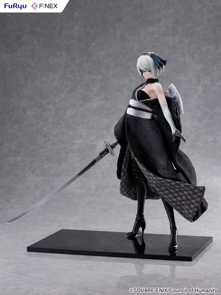 Nier: Automata Ver1.1a F:Nex PVC Statue 1/4 2B Japanese Doll 43cm - Scale Statue - Furyu - Hobby Figures UK