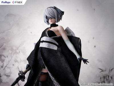Nier: Automata Ver1.1a F:Nex PVC Statue 1/4 2B Japanese Doll 43cm - Scale Statue - Furyu - Hobby Figures UK