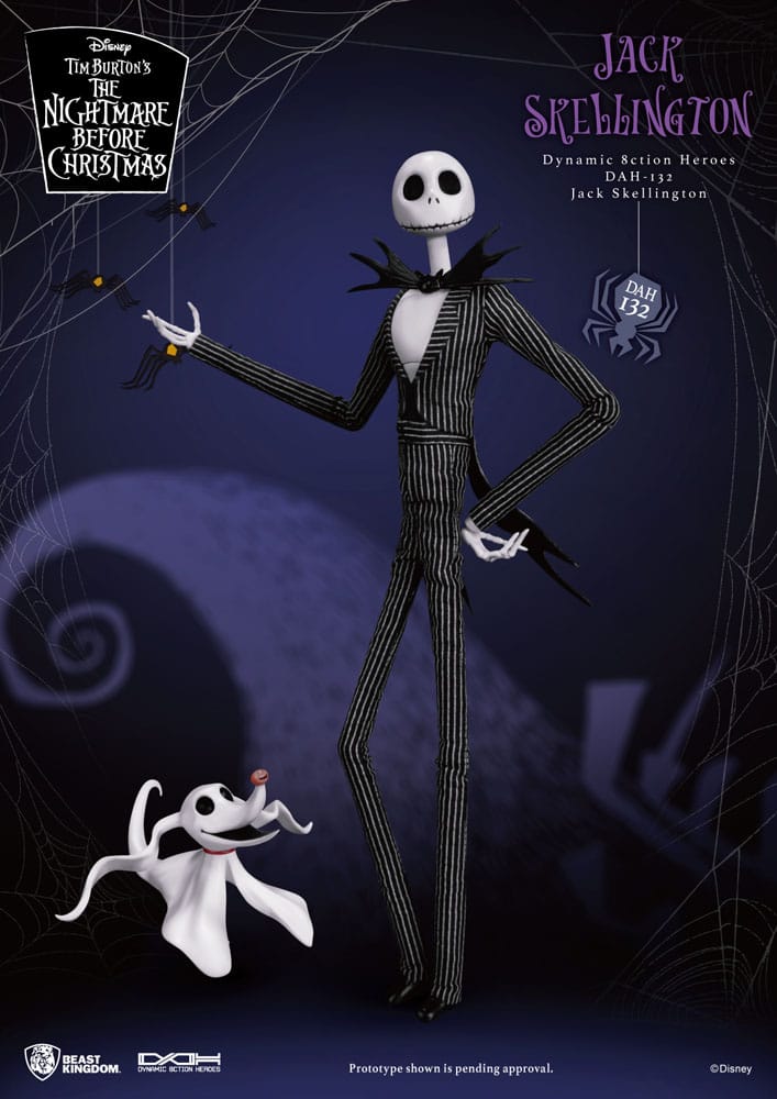 Nightmare before Christmas Dynamic 8ction Heroes Action Figure 1/9 Jack 21cm - Action Figures - Beast Kingdom Toys - Hobby Figures UK