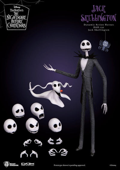 Nightmare before Christmas Dynamic 8ction Heroes Action Figure 1/9 Jack 21cm - Action Figures - Beast Kingdom Toys - Hobby Figures UK