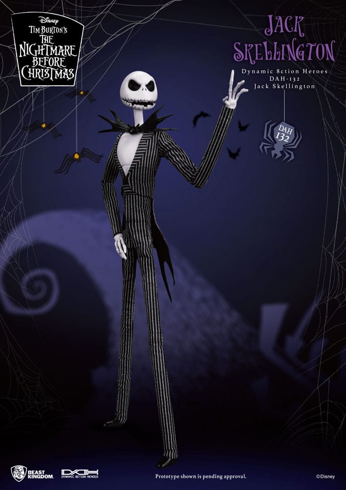 Nightmare before Christmas Dynamic 8ction Heroes Action Figure 1/9 Jack 21cm - Action Figures - Beast Kingdom Toys - Hobby Figures UK