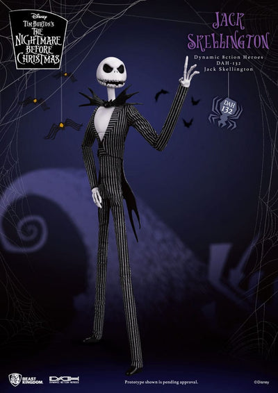 Nightmare before Christmas Dynamic 8ction Heroes Action Figure 1/9 Jack 21cm - Action Figures - Beast Kingdom Toys - Hobby Figures UK