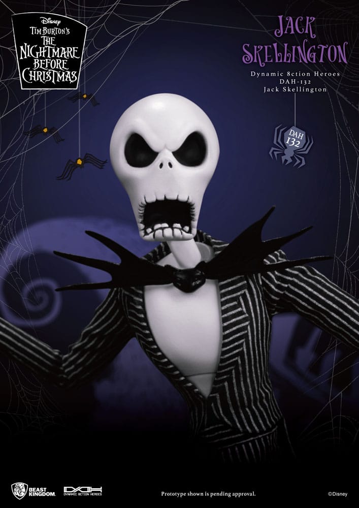 Nightmare before Christmas Dynamic 8ction Heroes Action Figure 1/9 Jack 21cm - Action Figures - Beast Kingdom Toys - Hobby Figures UK