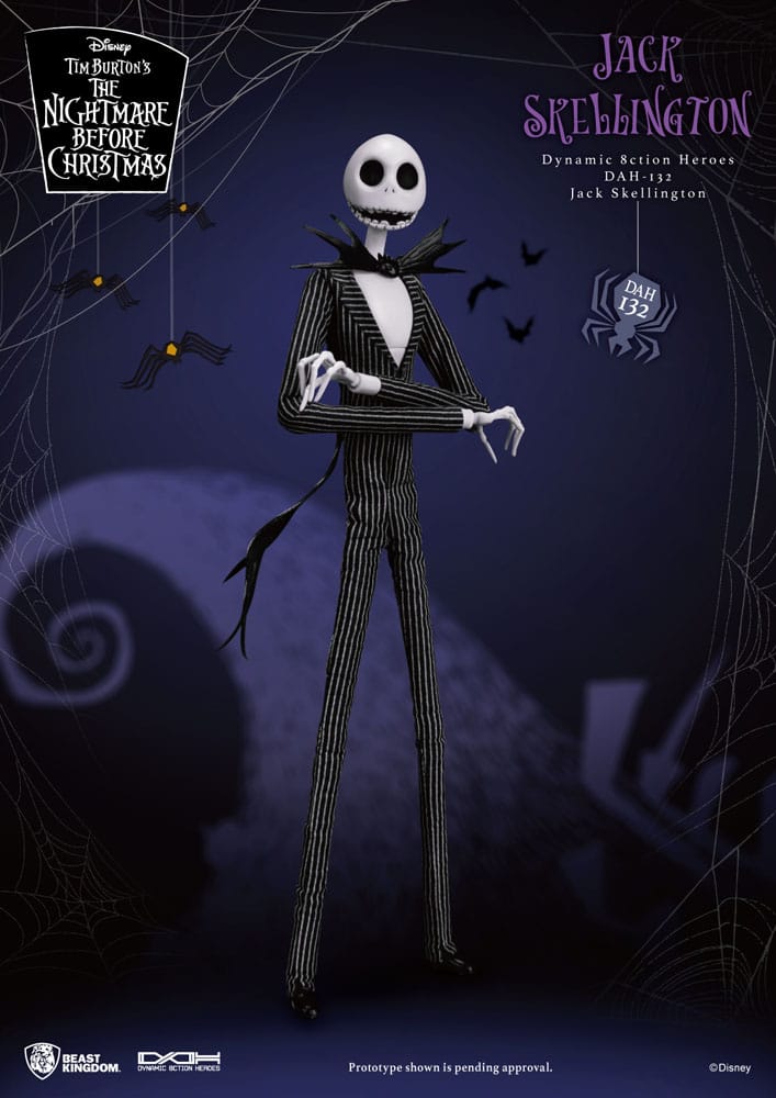 Nightmare before Christmas Dynamic 8ction Heroes Action Figure 1/9 Jack 21cm - Action Figures - Beast Kingdom Toys - Hobby Figures UK