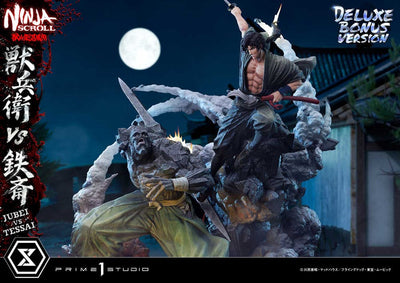 Ninja Scroll Ultimate Premium Masterline Series Statue 1/4 Jubei Versus Tessai Deluxe Bonus Version 101cm - Scale Statue - Prime 1 Studio - Hobby Figures UK