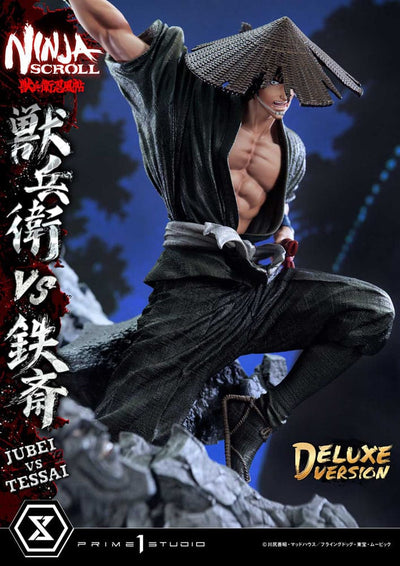 Ninja Scroll Ultimate Premium Masterline Series Statue 1/4 Jubei Versus Tessai Deluxe Bonus Version 101cm - Scale Statue - Prime 1 Studio - Hobby Figures UK