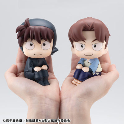 Nintama Rantaro Look Up PVC Statue Hansuke Doi & Rikichi Yamada Set (with gift) 11cm - Scale Statue - Megahouse - Hobby Figures UK