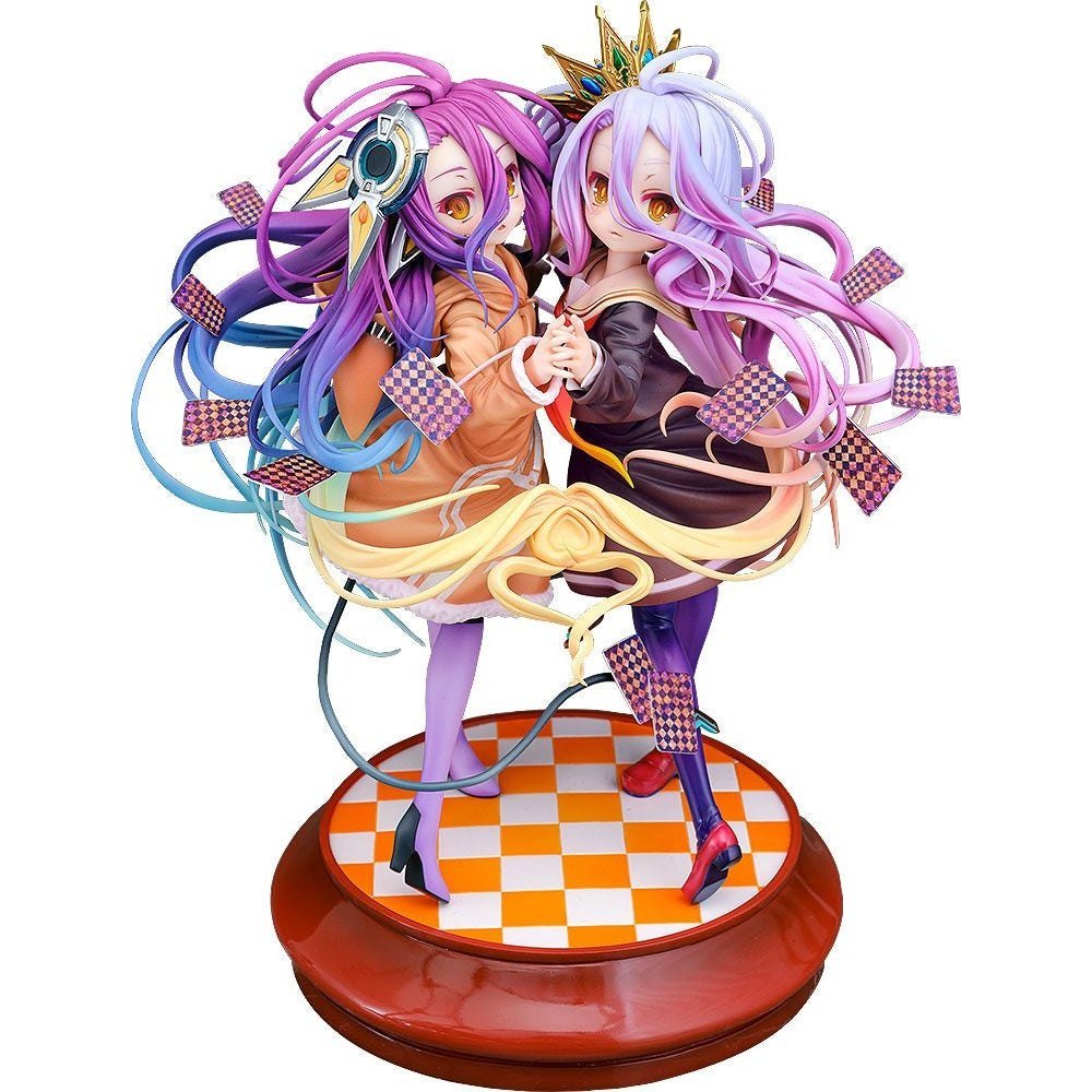 No Game No Life Statue 1/7 Shiro & Schwi 22cm - Scale Statue - Phat! - Hobby Figures UK
