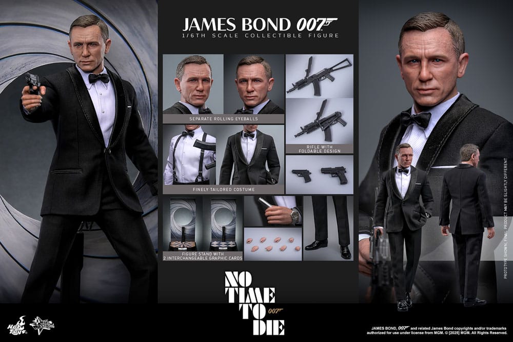 No Time to Die Movie Masterpiece Action Figure 1/6 James Bond 30cm