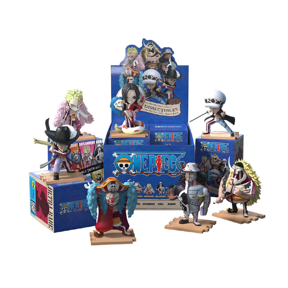 One Piece Blind Box Hidden Dissectibles Series 4 (Warlords ed.) Display (6) - Scale Statue - Mighty Jaxx - Hobby Figures UK