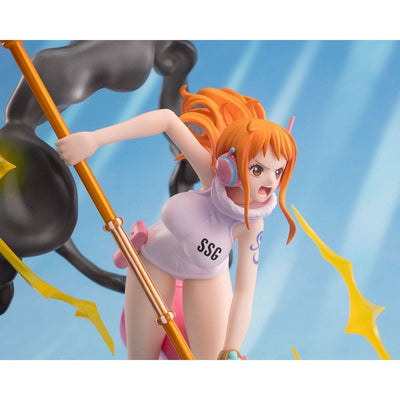 One Piece Figuarts ZERO Extra Battle PVC Statue Nami Lightning Blast 17cm - Scale Statue - Bandai Tamashii Nations - Hobby Figures UK