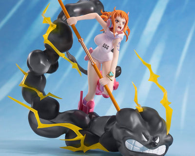 One Piece Figuarts ZERO Extra Battle PVC Statue Nami Lightning Blast 17cm - Scale Statue - Bandai Tamashii Nations - Hobby Figures UK