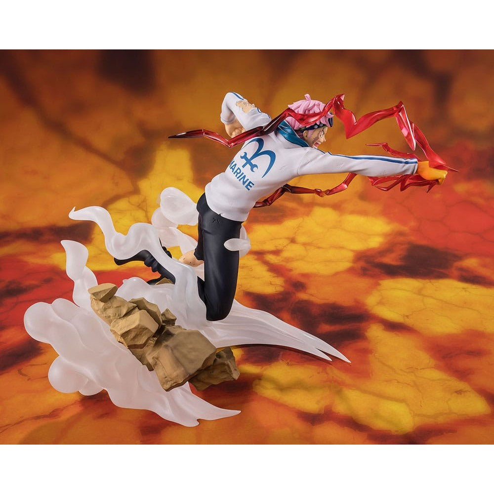 置物 One pice  zero One Piece FiguartsZERO Extra Battle PVC Statue Koby Honesty Impact
