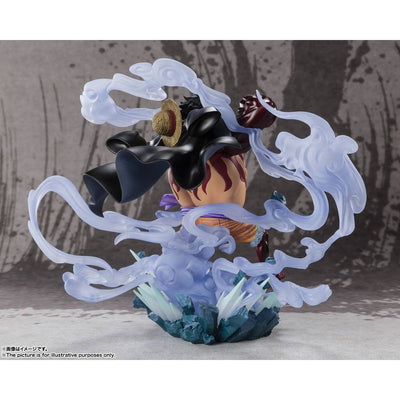 One Piece FiguartsZERO PVC Statue Extra Battle Monkey D. Luffy Gear 4 Battle of Monsters on Onigashima 21cm - Scale Statue - Bandai Tamashii Nations - Hobby Figures UK