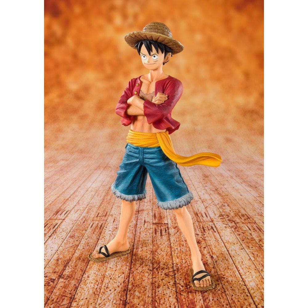 One Piece FiguartsZERO PVC Statue Straw Hat Luffy 14cm - Scale Statue - Bandai Tamashii Nations - Hobby Figures UK