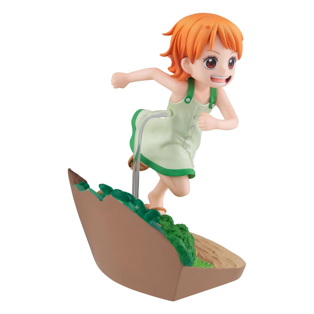 One Piece G.E.M. Series PVC Statue Nami Run! Run! Run! 11cm - Scale Statue - Megahouse - Hobby Figures UK