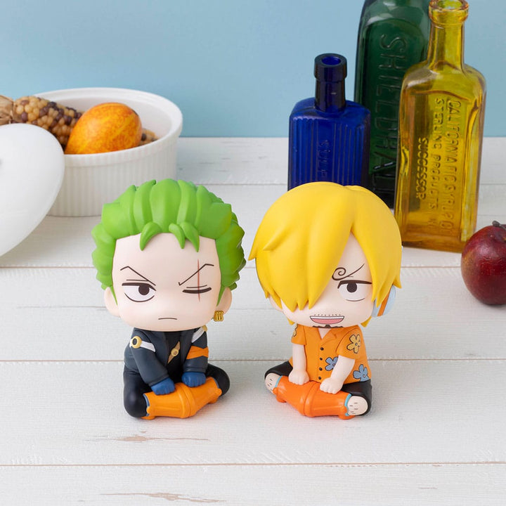 One Piece Look Up PVC Statues Roronoa Zoro & Sanji Future Island
