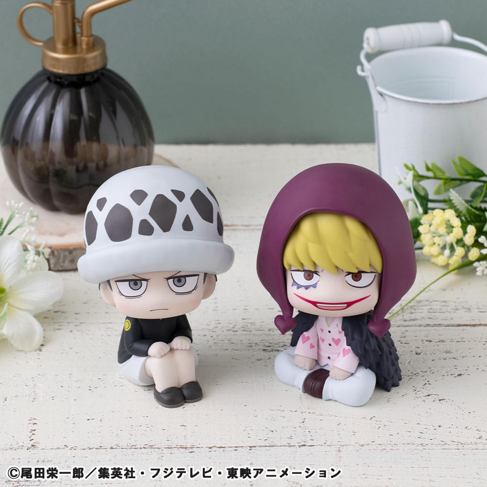 One Piece Look Up PVC Statues Trafalgar Law Childhood Ver. & Corazon 11cm (with gift) - Scale Statue - Megahouse - Hobby Figures UK