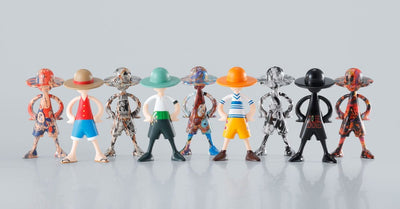 One Piece Luffy´s Mini Figures Archive of Adventure 9cm Assortment (10)