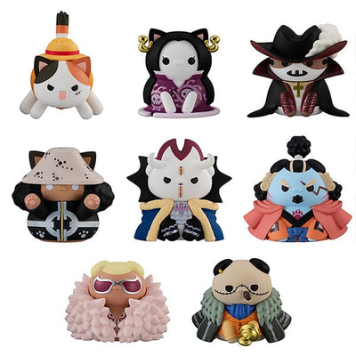 One Piece Mega Cat Project Nyan Piece Nyan! Trading Figures 3cm Assortment (8) - Mini Figures - Megahouse - Hobby Figures UK