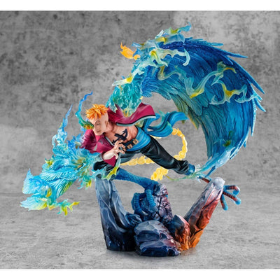 One Piece P.O.P MAS Maximum PVC Statue Marco the Phoenix Leader of 1st group of Whitebeard Pirates 32cm - Scale Statue - Megahouse - Hobby Figures UK