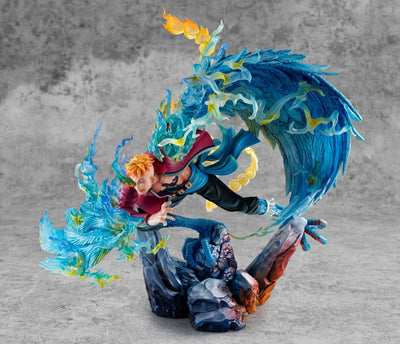 One Piece P.O.P MAS Maximum PVC Statue Marco the Phoenix Leader of 1st group of Whitebeard Pirates 32cm - Scale Statue - Megahouse - Hobby Figures UK