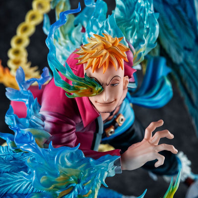 One Piece P.O.P MAS Maximum PVC Statue Marco the Phoenix Leader of 1st group of Whitebeard Pirates 32cm - Scale Statue - Megahouse - Hobby Figures UK